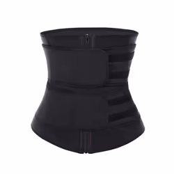 Sweat Waist Trainer For Women Trimmer Corset Weight Loss Belt Waist Shaper Slimming Corset - black, L