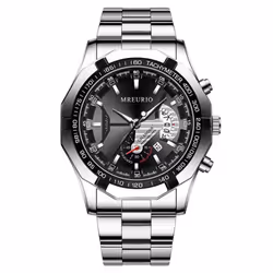 Men&apos;s Big Dial Quartz Watches Original Design Business Man&apos;s Wristwatches Top Luxury Best Gifts For Husband,family, ...