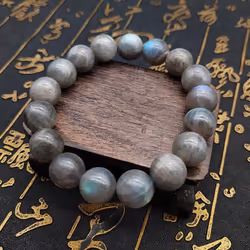 Women And Men Natural Moonstone Bead Bracelet Labradorite Bead Bracelet Diy Handmade Beaded Jewelry