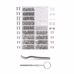 Stainless Steel Small Screws M1/m1.8/m2/m2.5 Mini Screws Assortment Kit Repair Screws Watches