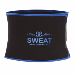 Neoprene Waist Trainer Men Shaper Tummy Control Shapewear Workout Waist Trimmer Fitness Sweat Belt - blue, S