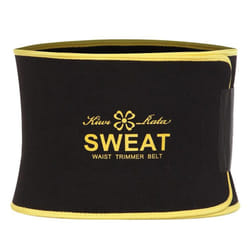 Neoprene Waist Trainer Men Shaper Tummy Control Shapewear Workout Waist Trimmer Fitness Sweat Belt - yellow, L