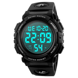 Skmei Man Watch Wristwatch Fashion Watch Multifunction Waterproof Outdoor - black