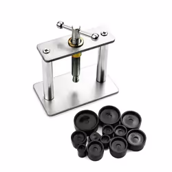 Watch Press Set Watch Back Case Screw Type Closers With 12 Dies Watchmaker Press Tool Set For Watch Repairing Watch Back