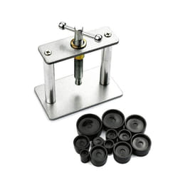 Watch Press Set Watch Back Case Screw Type Closers With 12 Dies Watchmaker Press Tool Set For Watch Repairing Watch Back