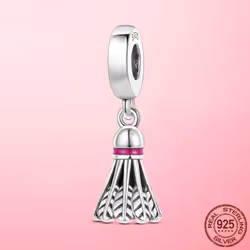 Sport Love Dangle Charm Fit Bracelet Necklace 925 Sterling Silver Skate Shoes Football Beads Pendant 925 Silver Original Jewe ...