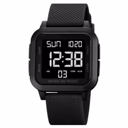 Sport Digital Watch Fashion Men&apos;s Watches Led Chronograph Date Countdown Electronic Wristwatch Waterproof Male Clock - b ...