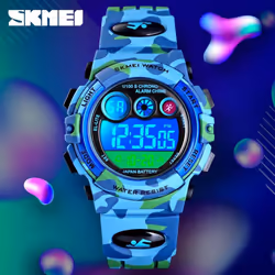 Kids Multi-function Sports Watch - Army Green