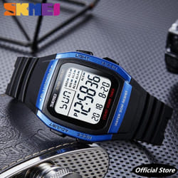 Skmei Mens Digital Countdown Chronograph Wrist Watch - Blue