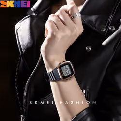 Skmei Mens Digital Countdown Chronograph Wrist Watch - Black