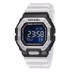 Smael Digital Watch Men Sports Waterproof Stopwatch Alarm Clock Rubber Strap Military Wristwatches 8059 Sport Watches Led Dig ...