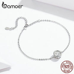 Bamoer Authentic 925 Sterling Silver Simple Bracelet