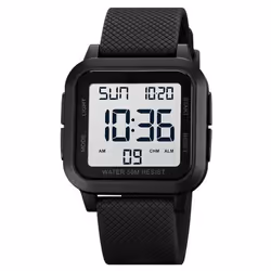 Sport Digital Watch Fashion Men&apos;s Watches Led Chronograph Date Countdown Electronic Wristwatch Waterproof Male Clock - w ...