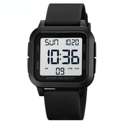 Sport Digital Watch Fashion Men&apos;s Watches Led Chronograph Date Countdown Electronic Wristwatch Waterproof Male Clock - white,black