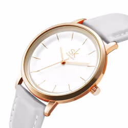 Shengke Women Watches Simple Fashion Female Leather Quartz Wrist Watch Ladies Waterproof Clock Girl Gift - pink