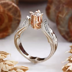 Real 100 %s925 Silver Rings Flower Shape Cubic Zircon Ring Bijoux For Women Silver 925 Jewelry Bizuteria Pure Zircon Stone Bo ...