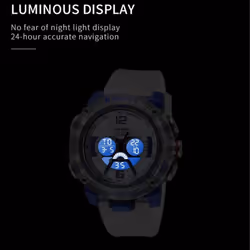 Sport Watches Waterproof Male Clock Digital Led Display Quartz Analog Stopwatch Fashion Green Orange Clock Men Watch - grey