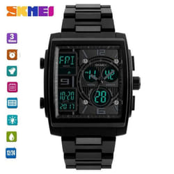 Skmei Sport Men Digital Display Multifunction Watch - Black