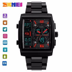 Skmei Sport Men Digital Display Multifunction Watch - Red