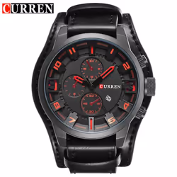 Curren Men&apos;s Watches Brand Luxury Fashion&casual Business Quartz Watch Date Waterproof Wristwatch Hodinky 8225 - grey