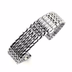 12/13/14/16/18/20/22mm Butterfly Buckle Watch Band Strap Stainless Steel Watchband Bracelet Women Men With Tool Pins Replace ...