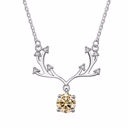 Bague Ringen Excellent Cut 1 Ct Affordable Moissanite Pendant For Women 925 Silver Diamond Necklace For Girlfriend Birthday G ...
