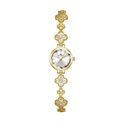 Bs Bee Sister Crystal Watch For Women Famous Luxury Brand Waterproof Elegant Small Dial Ladies Wristwatches - gold