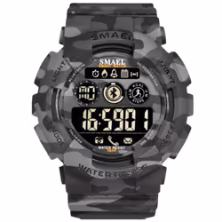 Smael Military Digital Men Watches Fashion Watch Digital Led Clock 50m Waterproof Army Watches Sport 8013 Camowatch For Male  ...