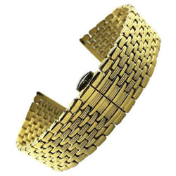 12/13/14/16/18/20/22mm Butterfly Buckle Watch Band Strap Stainless Steel Watchband Bracelet Women Men With Tool Pins Replace - Rose  16mm