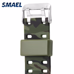 Smael Military Digital Men Watches Fashion Watch Digital Led Clock 50m Waterproof Army Watches Sport 8013 Camowatch For Male - red, With Package