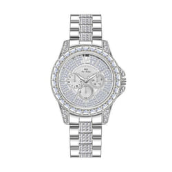 Bee Sister Bs Women Watches Quartz Diamond Luxury Watch Fashion Top Brand Wristwatch Fashion Watch Ladies Crystal Jewelry Rose Gold - silver, With box