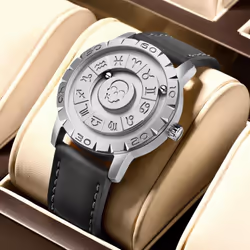 Lige Brand Foxbox New Personalized Original Men Quartz Watch Skull Dial Magnetic Ball Design Waterproof Quartz Watch Men&apos ...