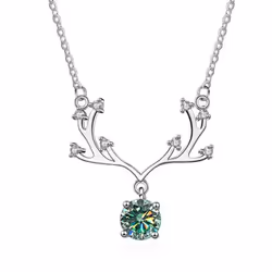 Bague Ringen Excellent Cut 1 Ct Affordable Moissanite Pendant For Women 925 Silver Diamond Necklace For Girlfriend Birthday G ...