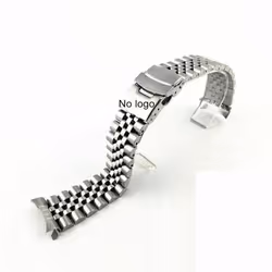 For Seiko Solid Stainless Steel Band Skx007 Skx009 Srpd63k1 Samurai 20mm 22mm Men&apos;s Strap Srpd Jubilee Curved Bracelet - ...