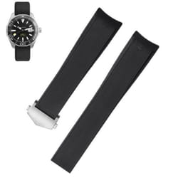 Hao Y Ya Tag Heuer Concept F1 Silicone Competitive Submarine 300 Teg Carlisla Arc Mouth Rubber Watch Band 20 22mm - as the picture, 20mm