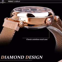 Forsining Fashion Starry Petal Mechanical Watch Female Elegant Automatic Watch Brand Wrist Watch - white