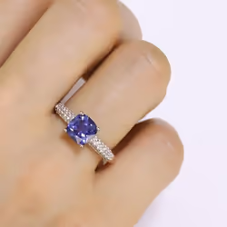 925 Sterling Silver Jewelry Sets For Women Tanzanite Gemstone Earrings Trend Halloween Luxury Fine Jewelry Rose Gold - as the picture, 8