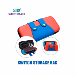 GAMINJA Storage Bag For Nintendo Switch Portable NS Console Nintendo Switch OLED Game Accessories Carrying Case Travel Cover  ...