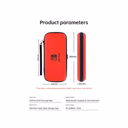 Data Frog For Nintendo Switch Case Portable Storage Bag Hard Shell NS Console Nintend Switch Game Accessories Carrying Case - Red