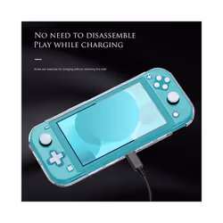 DATA FROG Crystal Case Compatible Nintendo Switch Lite Game Console Protective Cover For Switch Lite Shell Skin Accessories - Crystal Shell