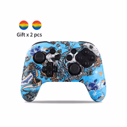 Silicone Cover Compatible Nintendo Switch Pro Controller Gamepad Rubber Skin Case Joystick Grips Caps For Switch Accessories  ...