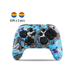 Silicone Cover Compatible Nintendo Switch Pro Controller Gamepad Rubber Skin Case Joystick Grips Caps For Switch Accessories - Combat