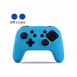 Silicone Cover Compatible Nintendo Switch Pro Controller Gamepad Rubber Skin Case Joystick Grips Caps For Switch Accessories ...