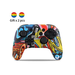 Silicone Cover Compatible Nintendo Switch Pro Controller Gamepad Rubber Skin Case Joystick Grips Caps For Switch Accessories - Dollars