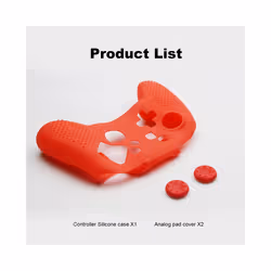 Silicone Cover Compatible Nintendo Switch Pro Controller Gamepad Rubber Skin Case Joystick Grips Caps For Switch Accessories - red