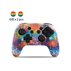 Silicone Cover Compatible Nintendo Switch Pro Controller Gamepad Rubber Skin Case Joystick Grips Caps For Switch Accessories - Stars