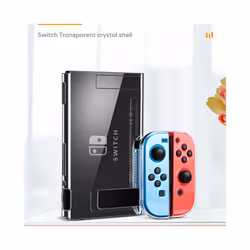 Transparent Crystal Clear Hard Case Shell Cover Protective For Nintendo Switch NS Console Joy-Con Handle Grip Game Console - Pack B