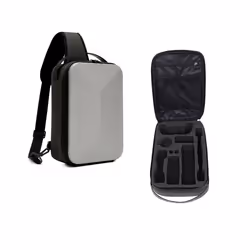 For Nintendo Switch OLED bag storage bag, hard shell backpack chest bag, crossbody bag, handbag accessories - Silver