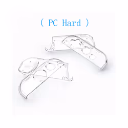 Clear Hard Case Protective Cover Joycon Shell for Nintendo Switch/Switch Oled NS Joy-Con Crystal Transparent TPU Soft Protect ...