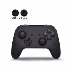 DATA FROG Soft Silicone Case for Switch Pro Gamepad Silicon Envelope Protective Skin Wrap for Switch Pro Joystick - black
